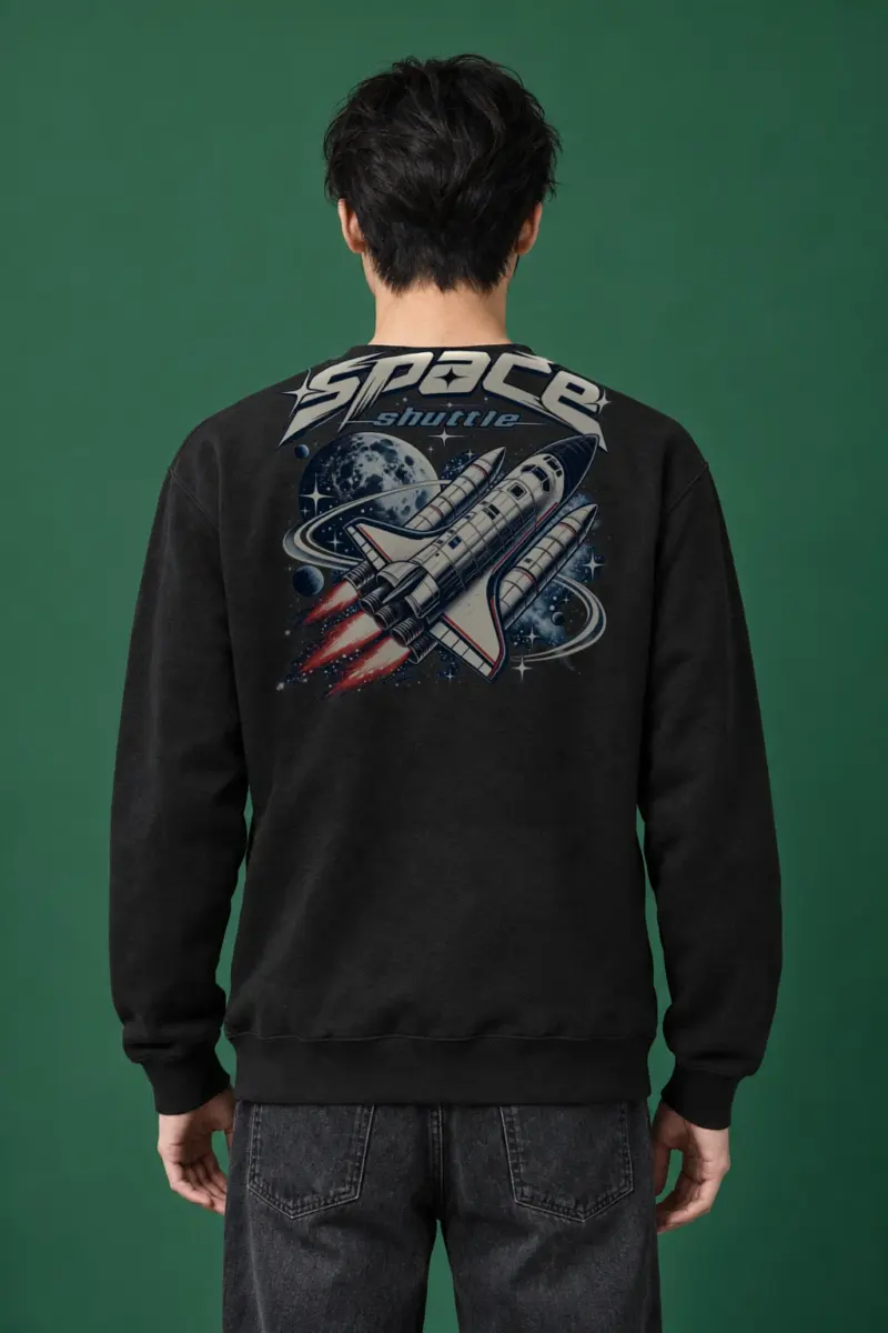"Space Shuttle" Heavy Blend Unisex Crewneck Sweatshirt