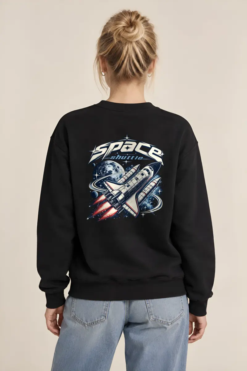 "Space Shuttle" Heavy Blend Unisex Crewneck Sweatshirt