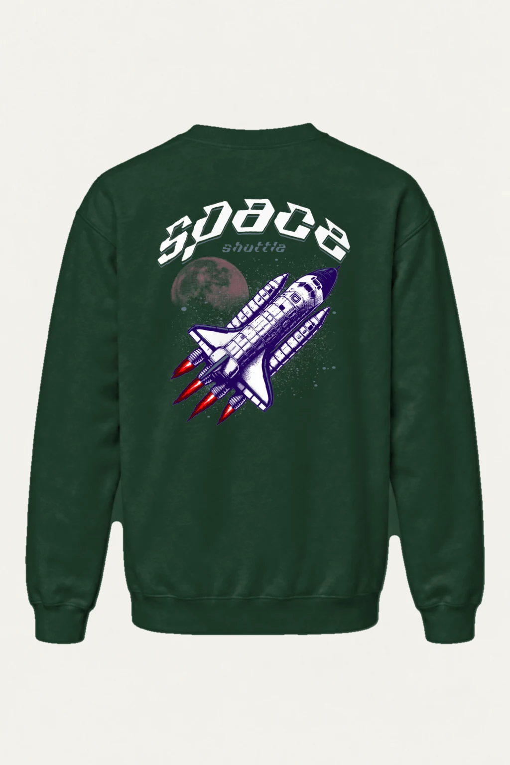"Space Shuttle" Heavy Blend Unisex Crewneck Sweatshirt | Gildan 18000