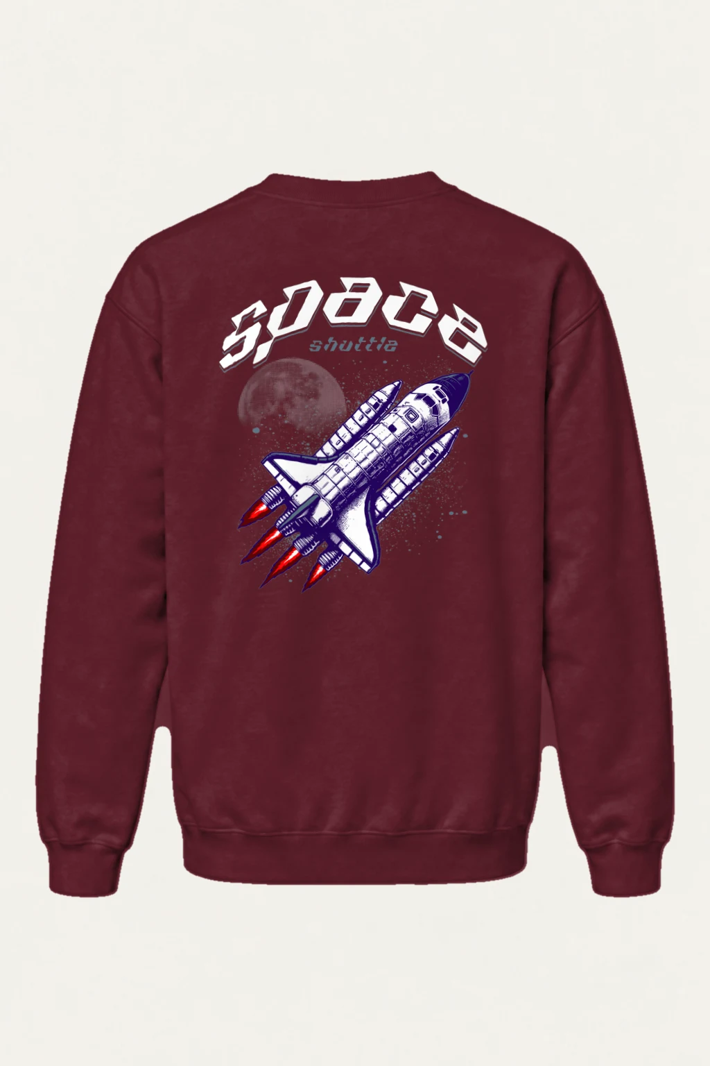 "Space Shuttle" Heavy Blend Unisex Crewneck Sweatshirt | Gildan 18000