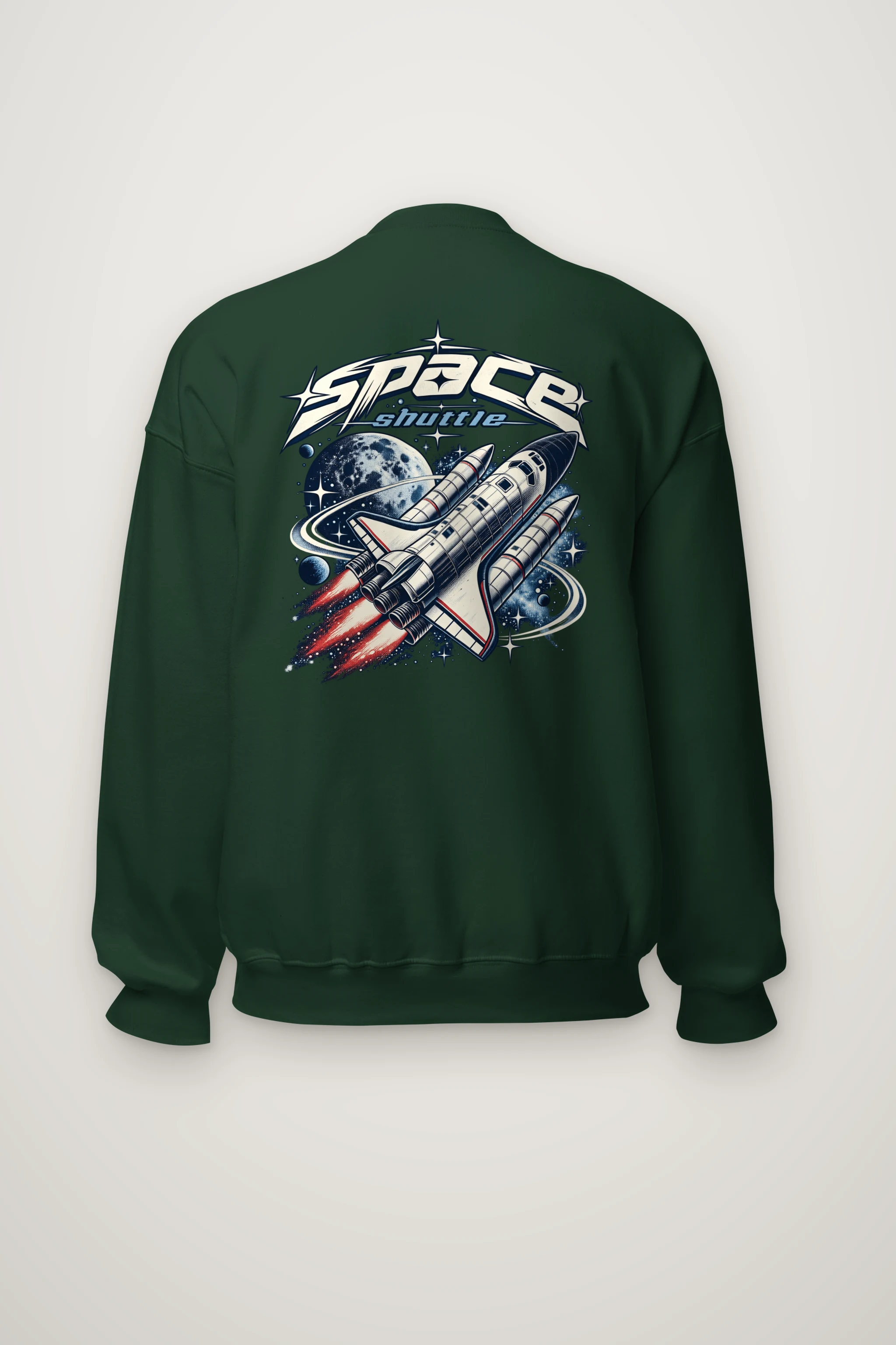 "Space Shuttle" Heavy Blend Unisex Crewneck Sweatshirt