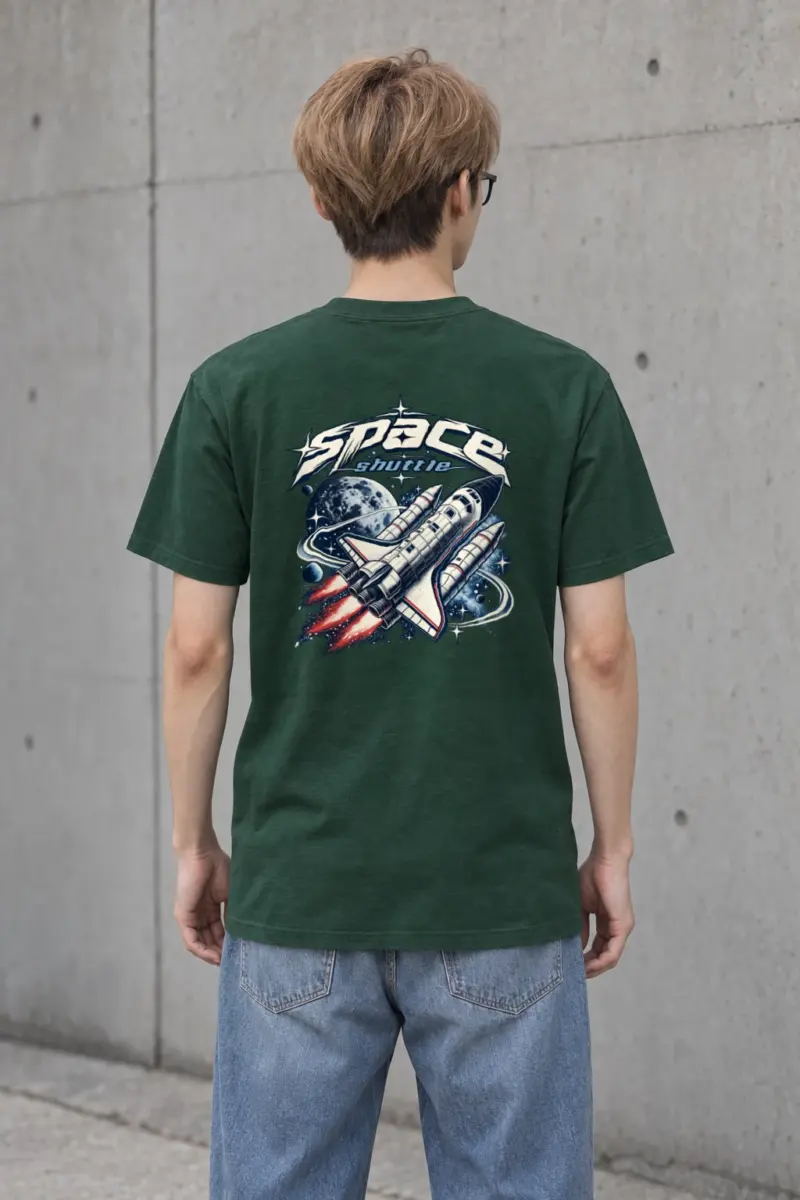 "Space Shuttle" Heavyweight Unisex Crewneck T-shirt