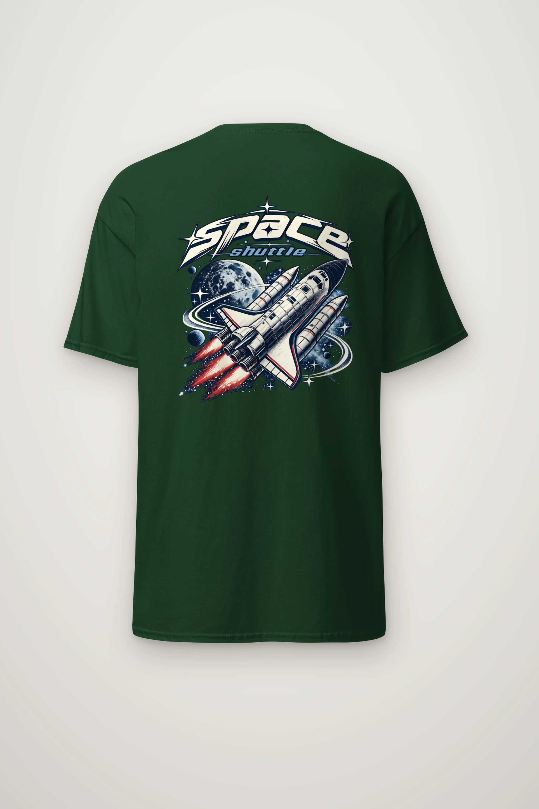 "Space Shuttle" Heavyweight Unisex Crewneck T-shirt