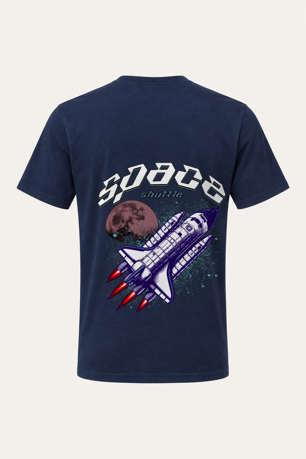 "Space Shuttle" Heavyweight Unisex Crewneck T-shirt | Gildan 5000