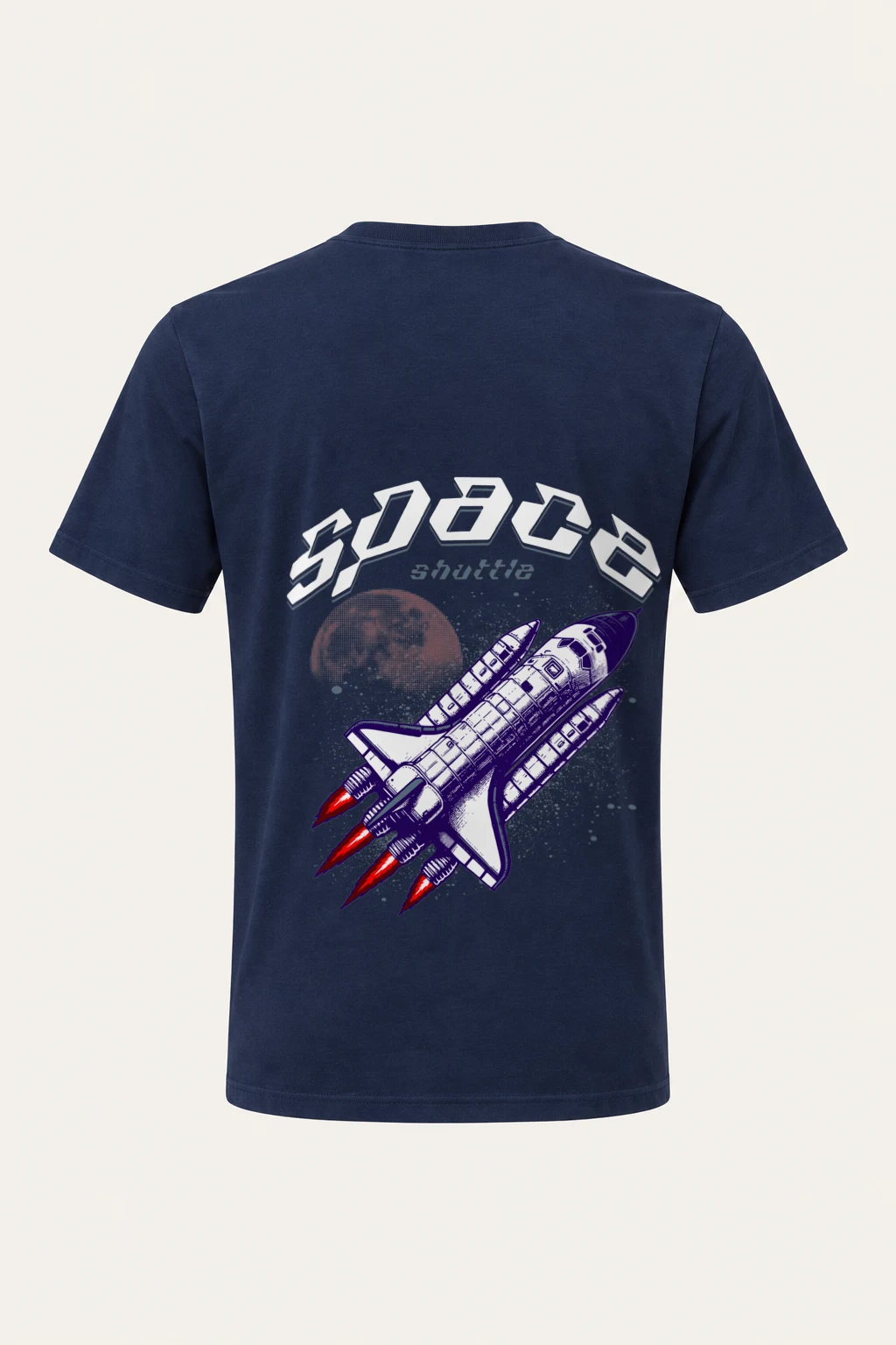 "Space Shuttle" Heavyweight Unisex Crewneck T-shirt | Gildan 5000