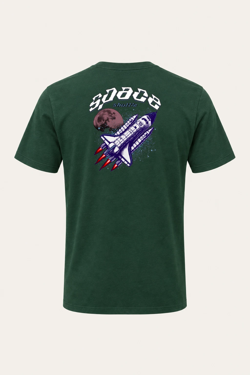 "Space Shuttle" Heavyweight Unisex Crewneck T-shirt | Gildan 5000