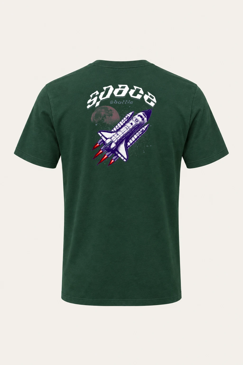 "Space Shuttle" Heavyweight Unisex Crewneck T-shirt | Gildan 5000