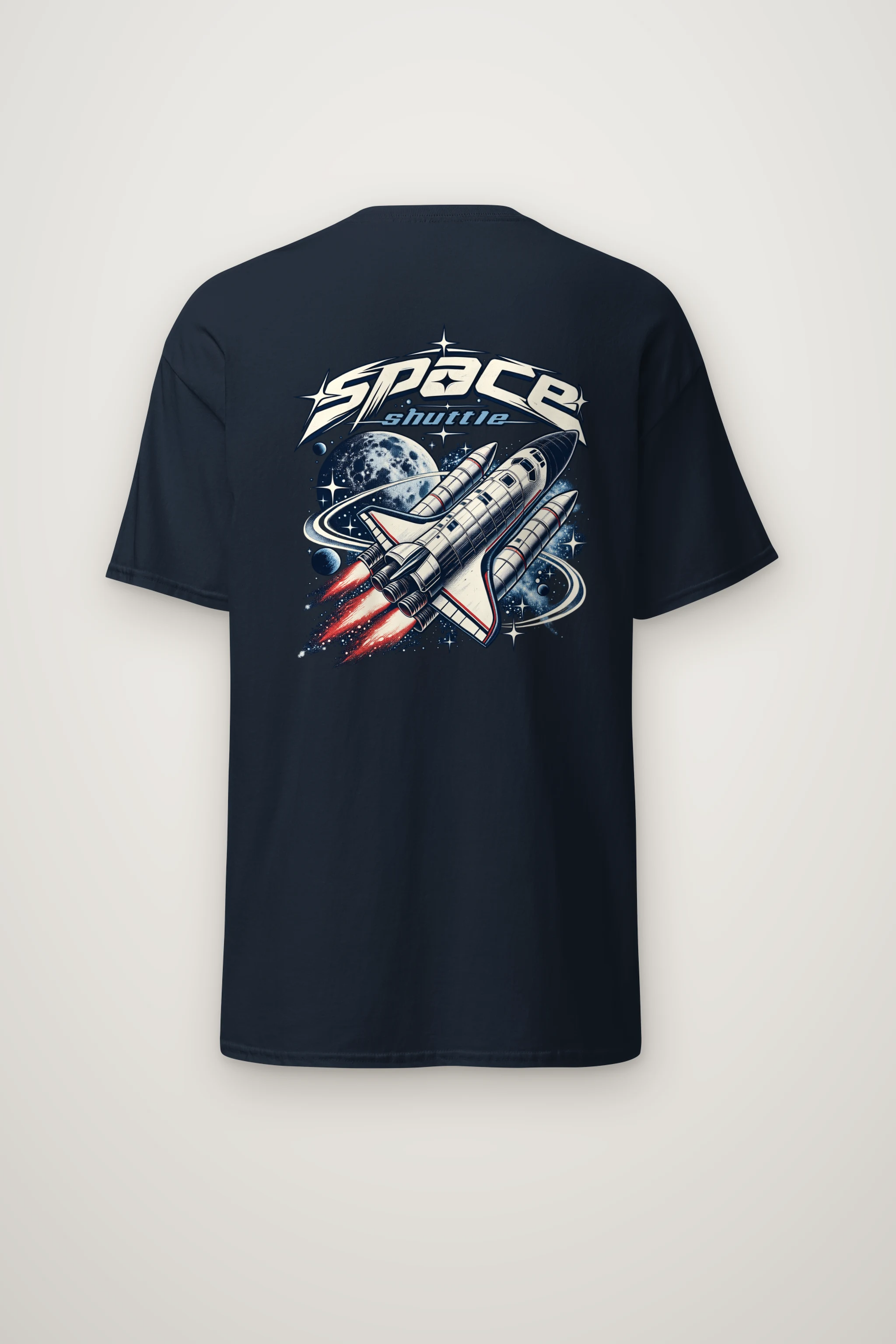 "Space Shuttle" Heavyweight Unisex Crewneck T-shirt
