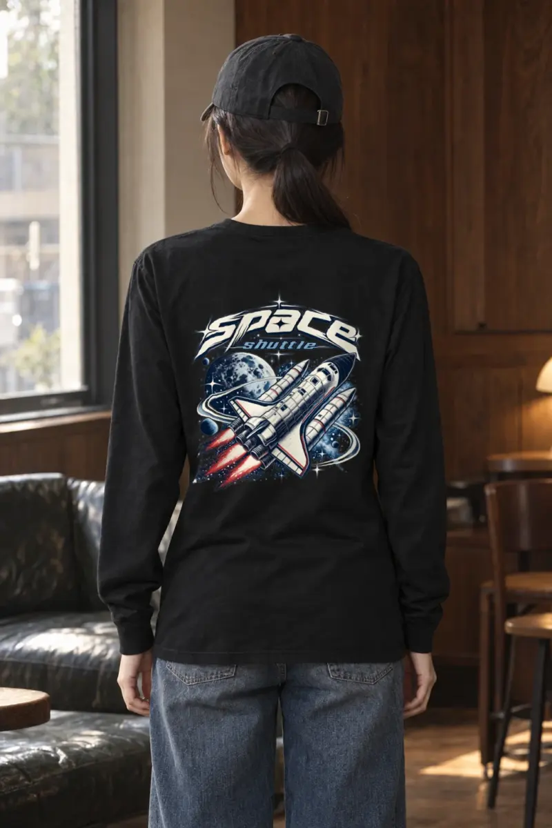 "Space Shuttle" Unisex Longsleeve T-shirt