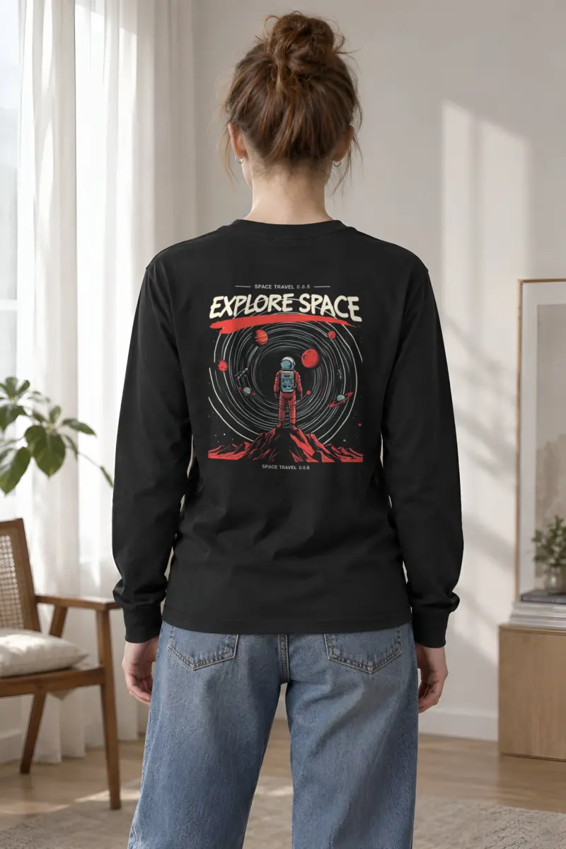"Space Travel" Unisex Longsleeve T-shirt