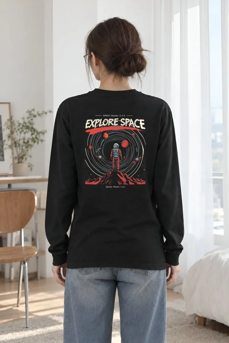 "Space Travel" Unisex Longsleeve T-shirt