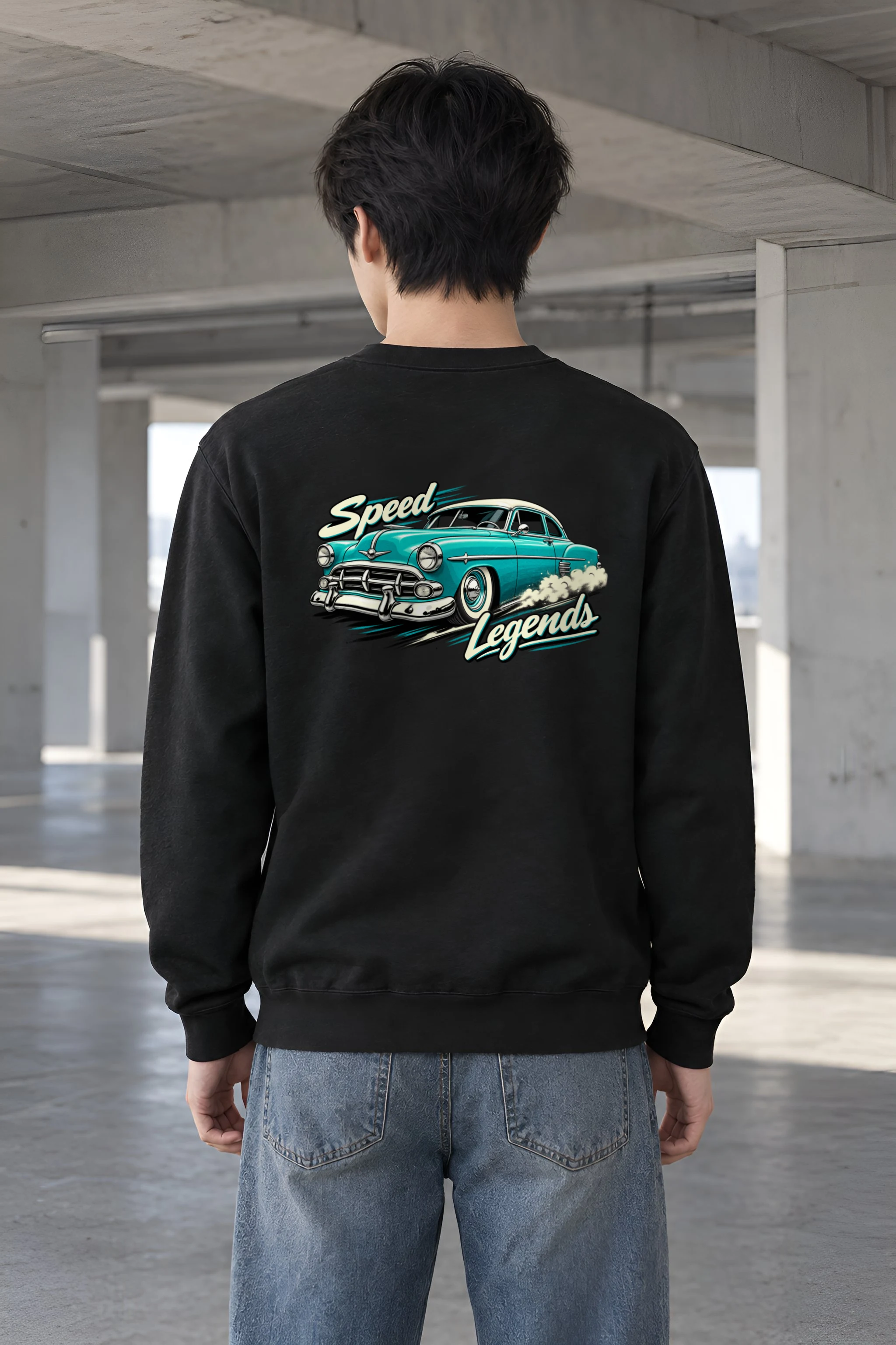 "Speed Legends" Heavy Blend Unisex Crewneck Sweatshirt