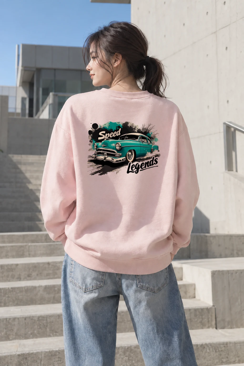 "Speed Legends" Heavy Blend Unisex Crewneck Sweatshirt | Gildan 18000