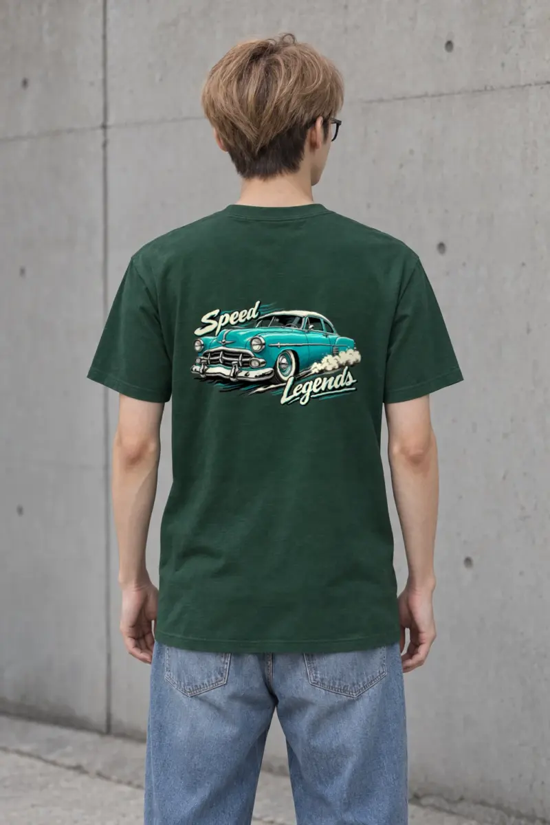 "Speed Legends" Heavyweight Unisex Crewneck T-shirt | Gildan 5000