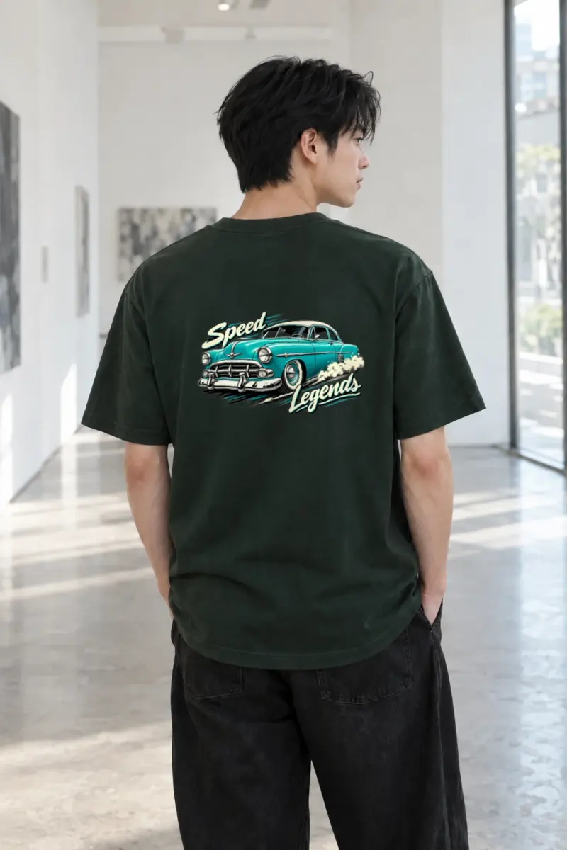"Speed Legends" Heavyweight Unisex Crewneck T-shirt | Gildan 5000