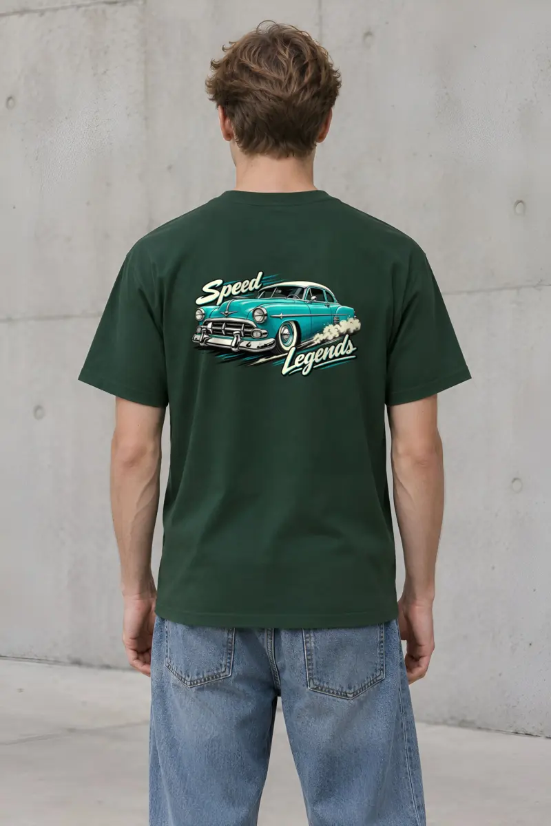 "Speed Legends" Heavyweight Unisex Crewneck T-shirt