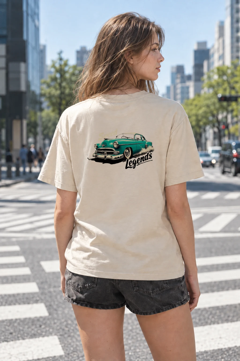 "Speed Legends" Heavyweight Unisex Crewneck T-shirt | Gildan 5000