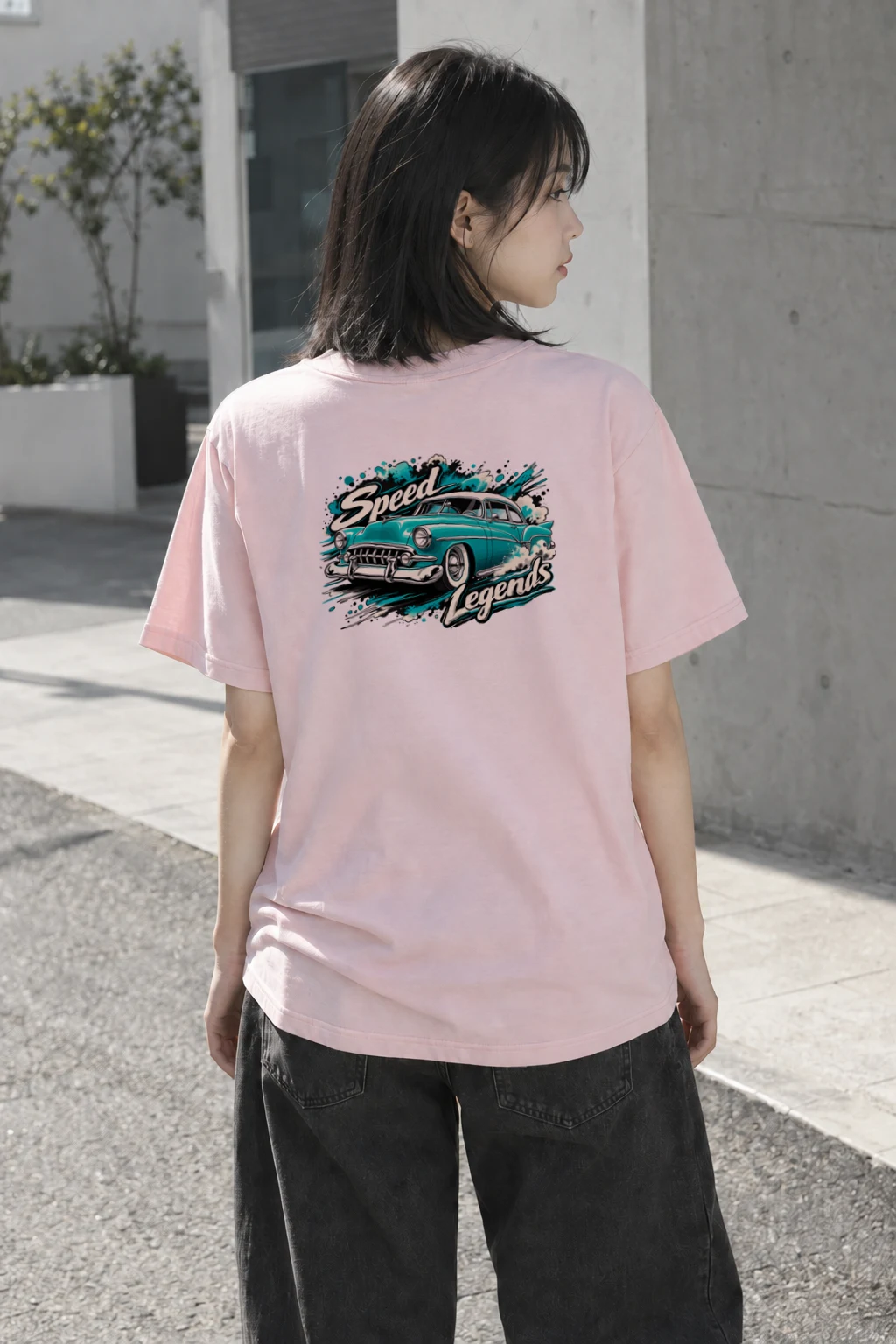 "Speed Legends" Heavyweight Unisex Crewneck T-shirt | Gildan 5000
