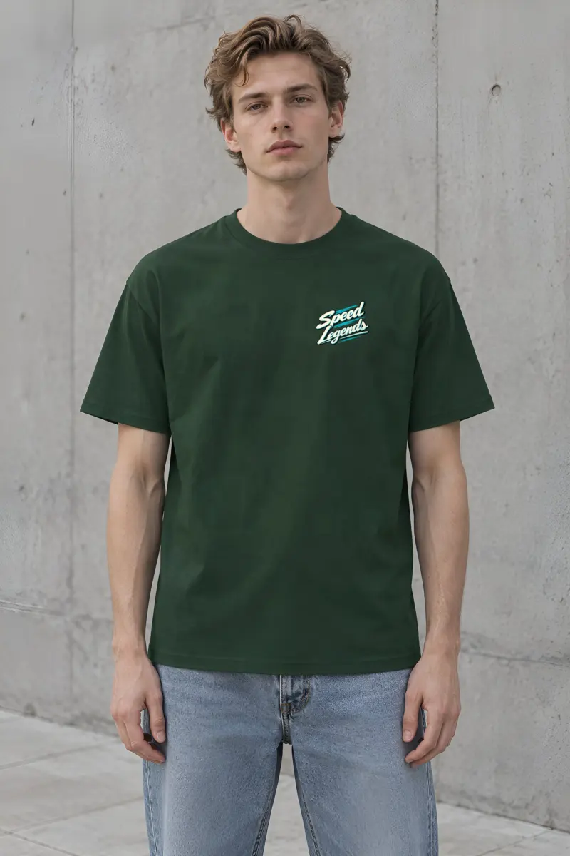 "Speed Legends" Heavyweight Unisex Crewneck T-shirt