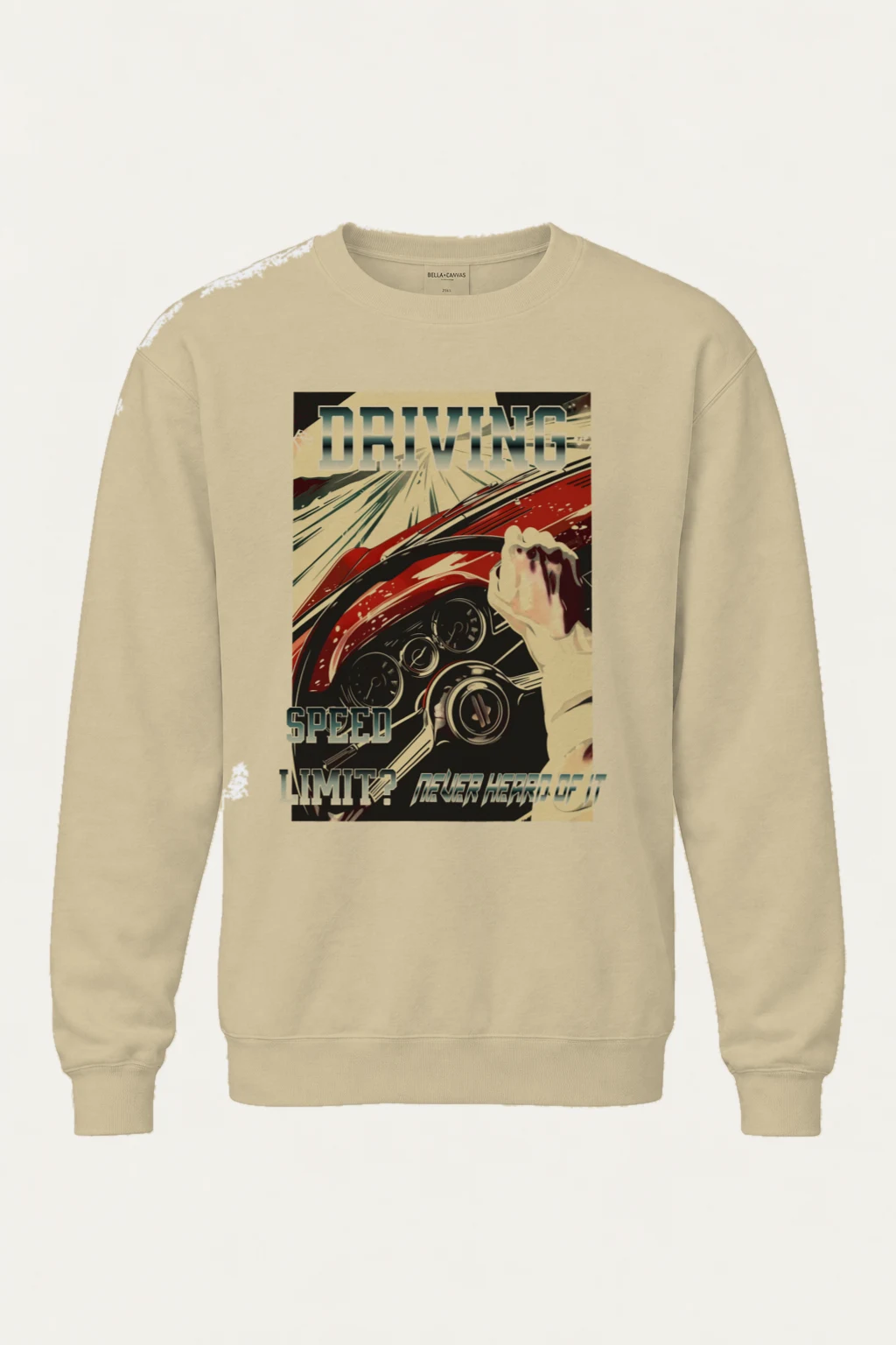 "Speed Limit Imagined" Heavy Blend Unisex Crewneck Sweatshirt | Gildan 18000