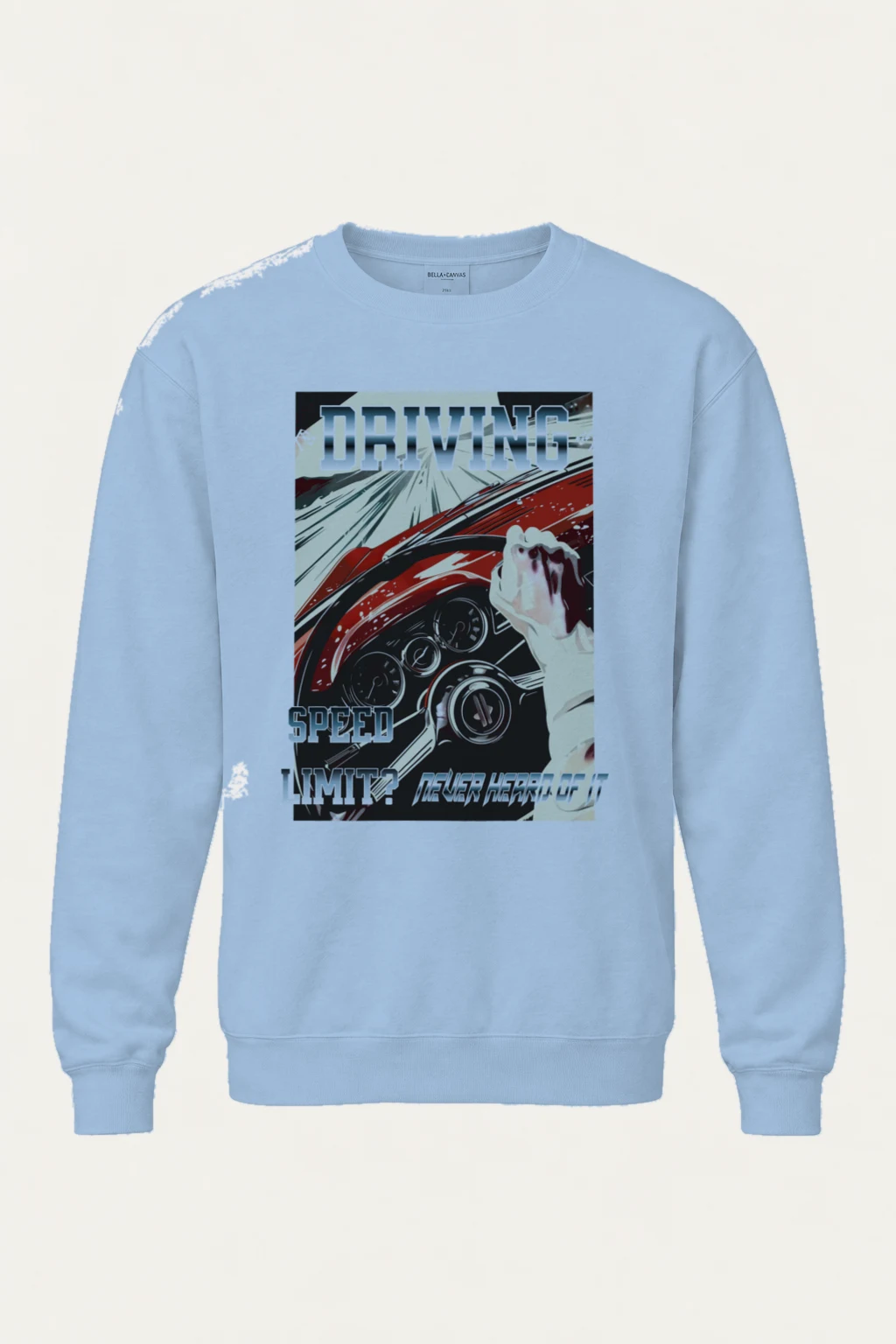 "Speed Limit Imagined" Heavy Blend Unisex Crewneck Sweatshirt | Gildan 18000