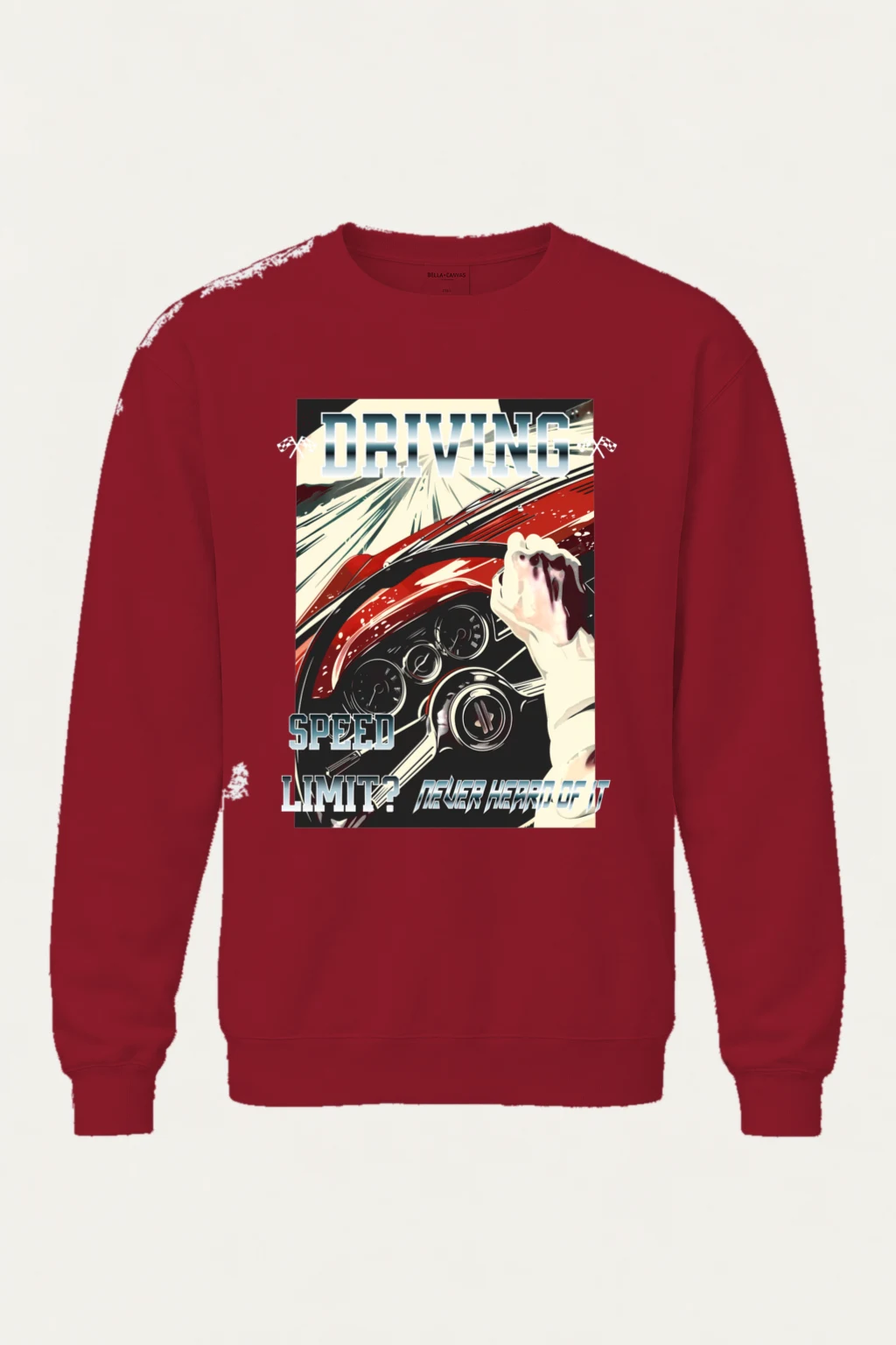 "Speed Limit Imagined" Heavy Blend Unisex Crewneck Sweatshirt | Gildan 18000