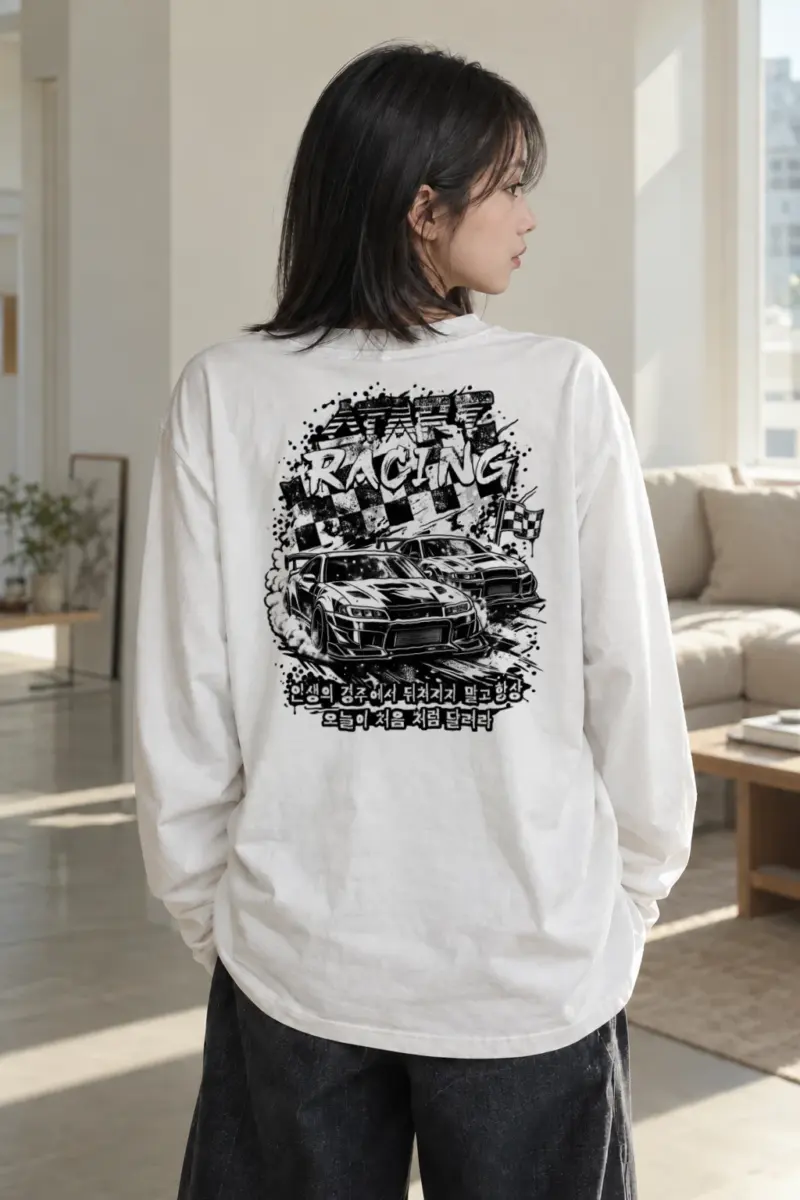 "Speed Racing" Unisex Longsleeve T-shirt | Gildan 2400