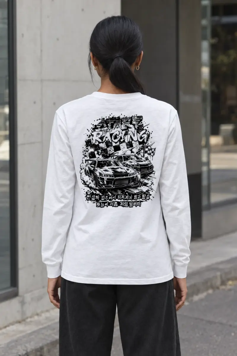 "Speed Racing" Unisex Longsleeve T-shirt | Gildan 2400