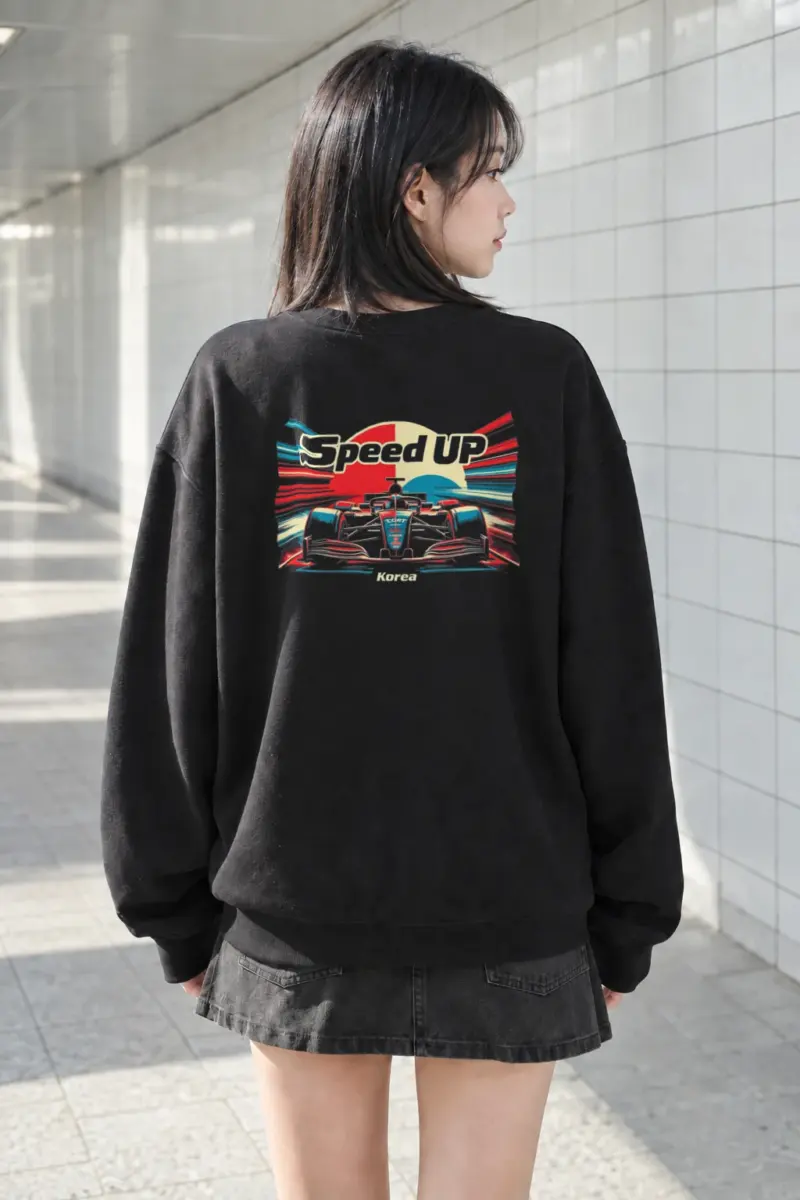 "Speed Up Korea" Heavy Blend Unisex Crewneck Sweatshirt | Gildan 18000