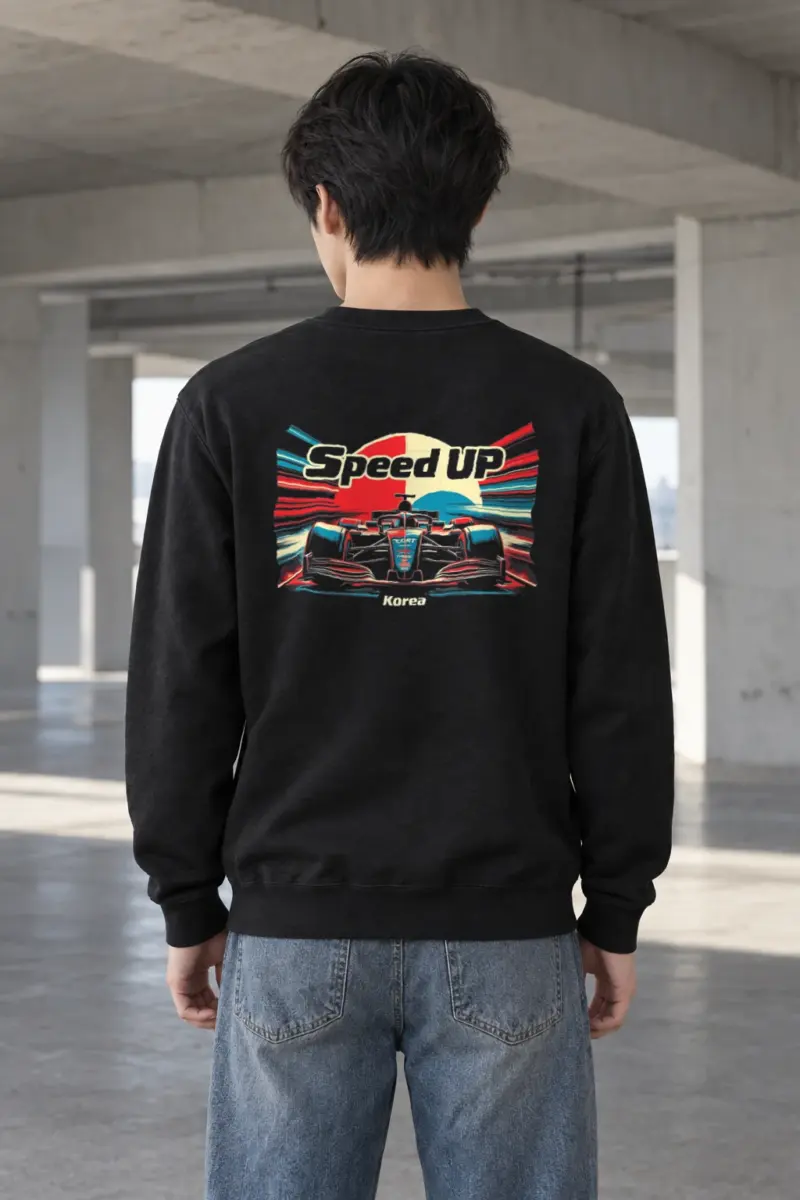 "Speed Up Korea" Heavy Blend Unisex Crewneck Sweatshirt