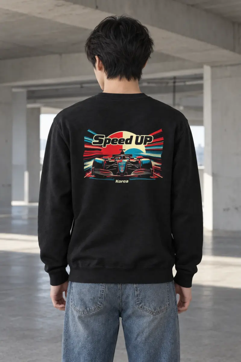 "Speed Up Korea" Heavy Blend Unisex Crewneck Sweatshirt