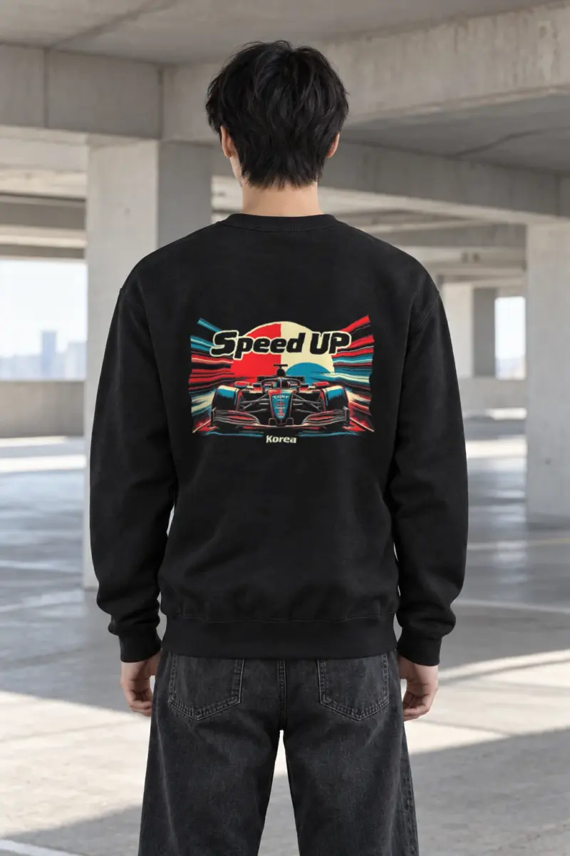 "Speed Up Korea" Heavy Blend Unisex Crewneck Sweatshirt