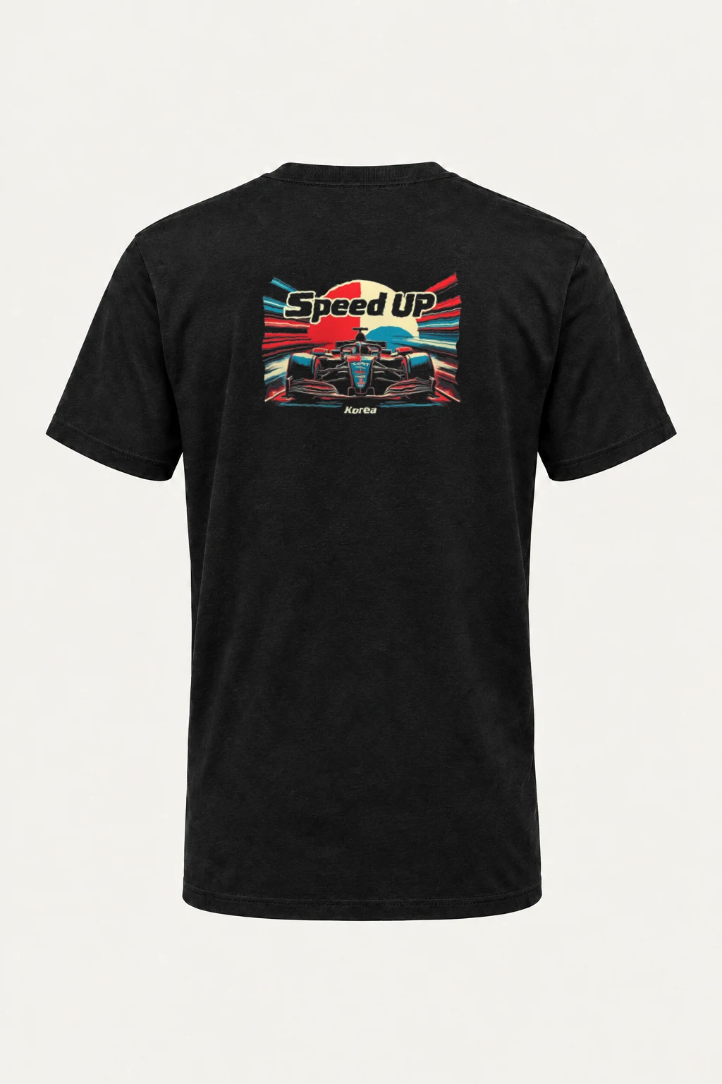 "Speed Up Korea" Heavyweight Unisex Crewneck T-shirt | Gildan 5000