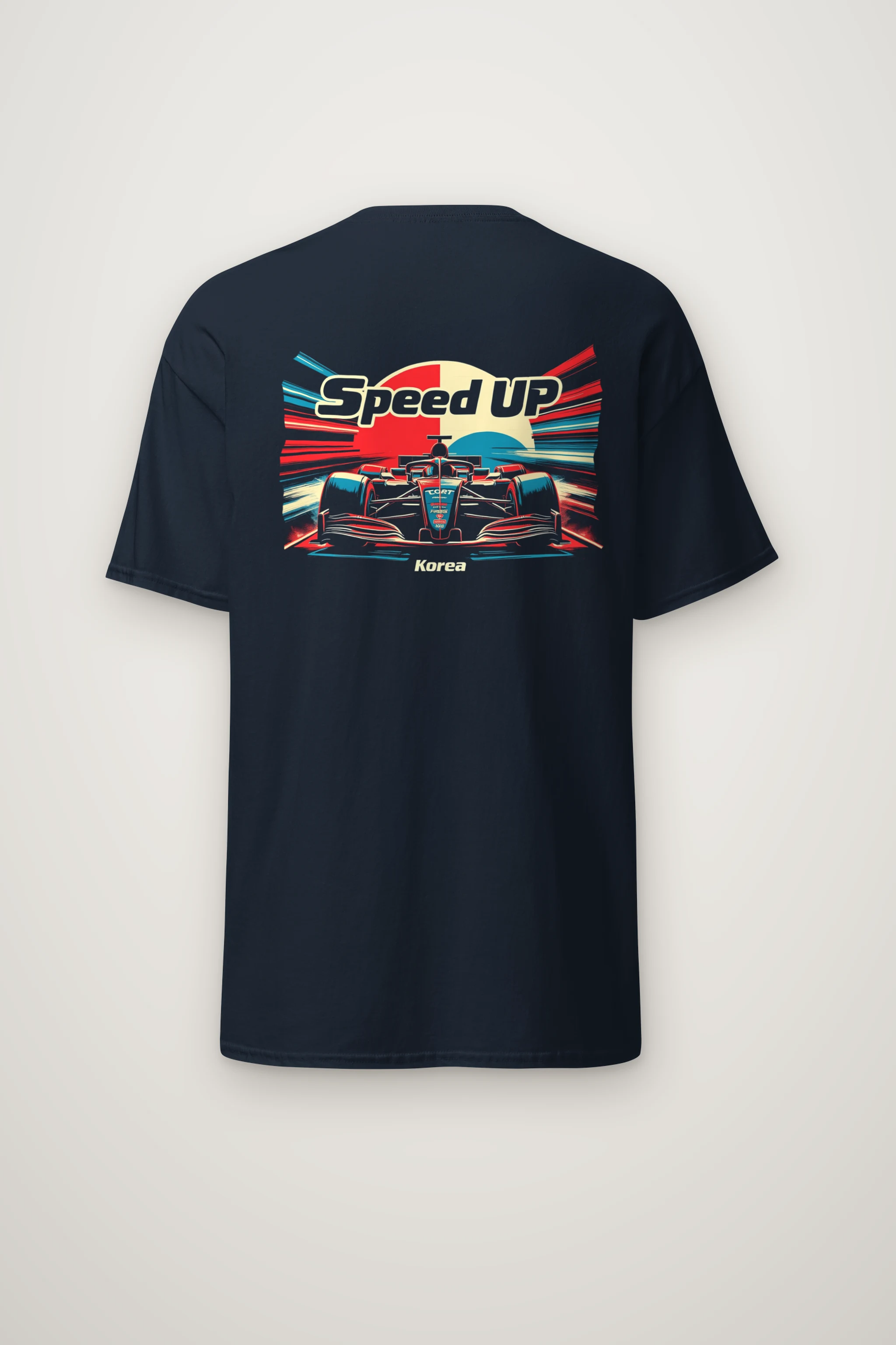 "Speed Up Korea" Heavyweight Unisex Crewneck T-shirt