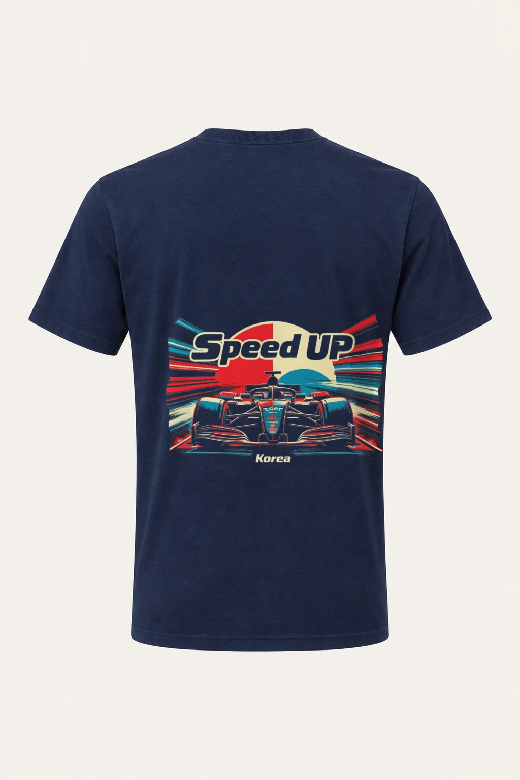 "Speed Up Korea" Heavyweight Unisex Crewneck T-shirt | Gildan 5000