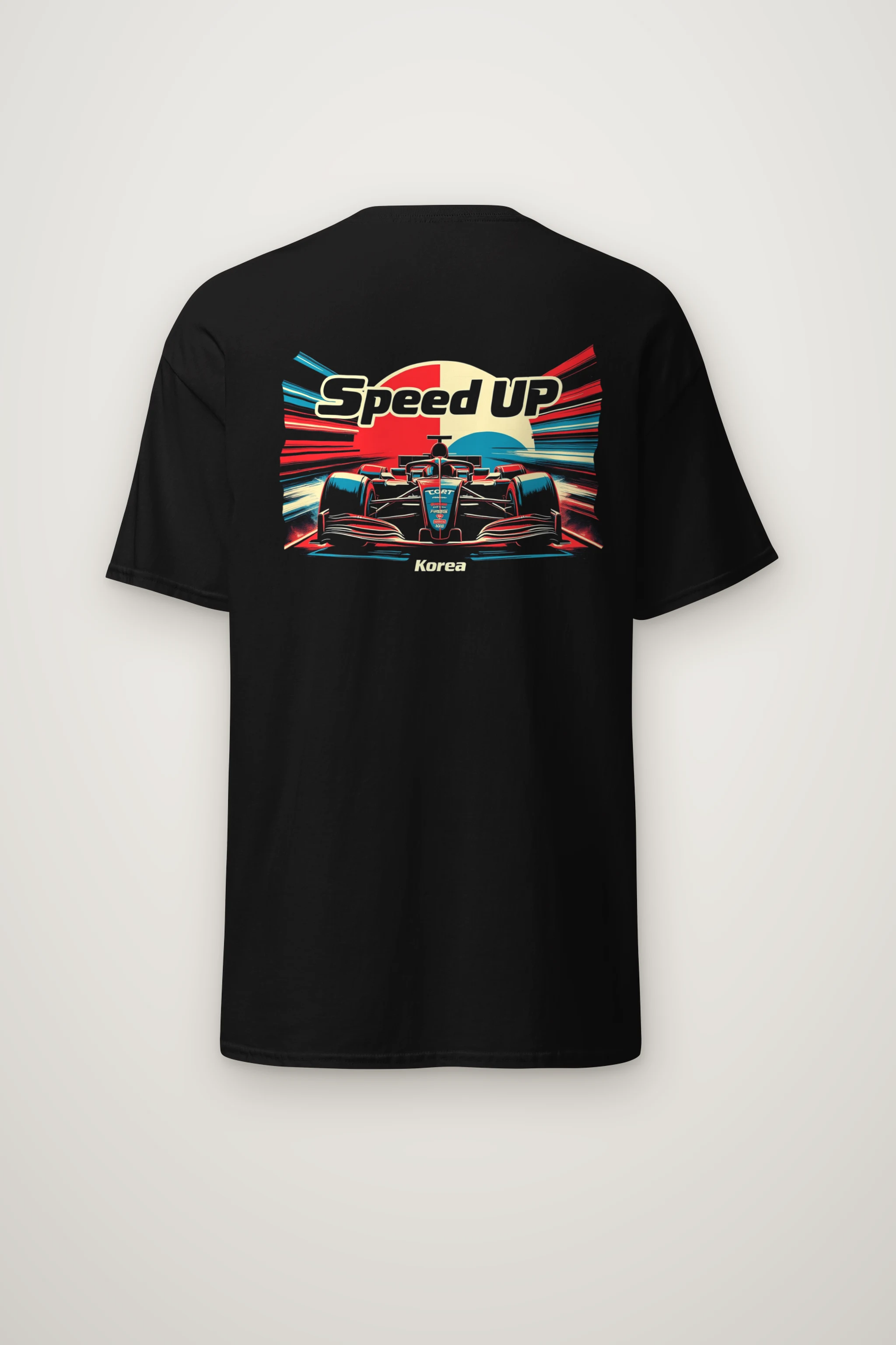 "Speed Up Korea" Heavyweight Unisex Crewneck T-shirt