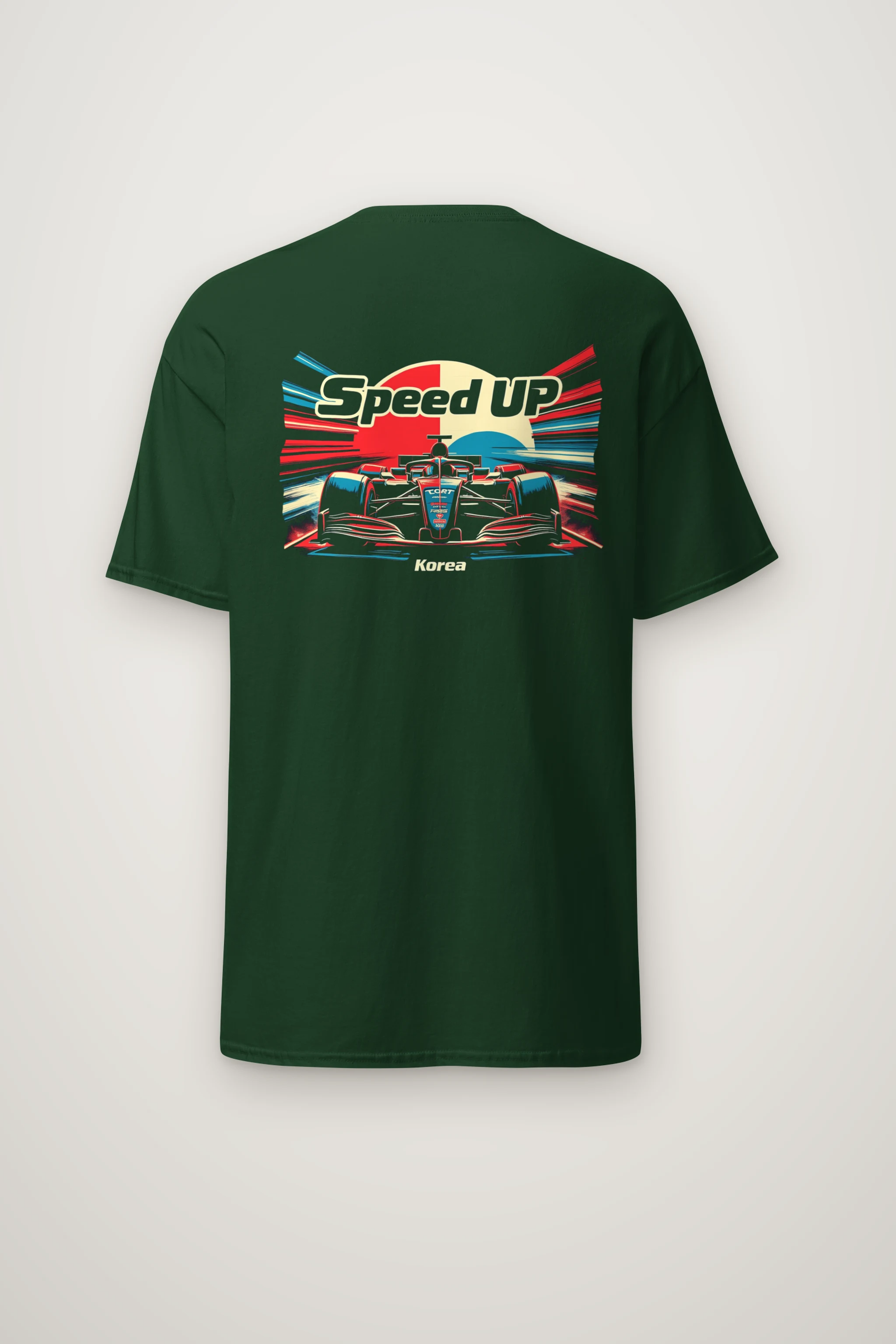"Speed Up Korea" Heavyweight Unisex Crewneck T-shirt