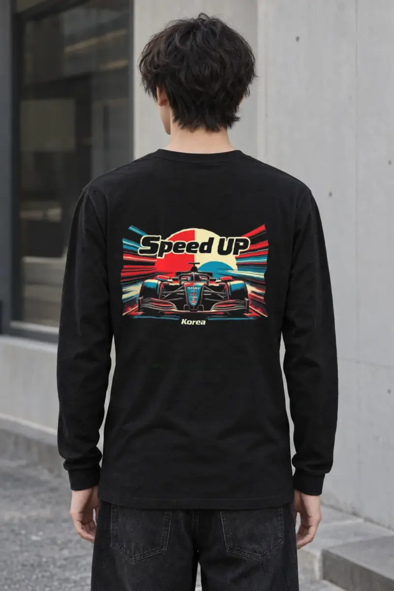 "Speed Up Korea" Unisex Longsleeve T-shirt