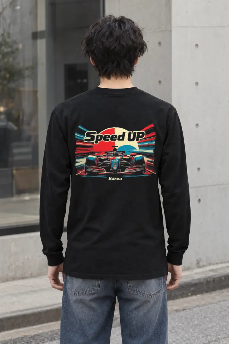 "Speed Up Korea" Unisex Longsleeve T-shirt