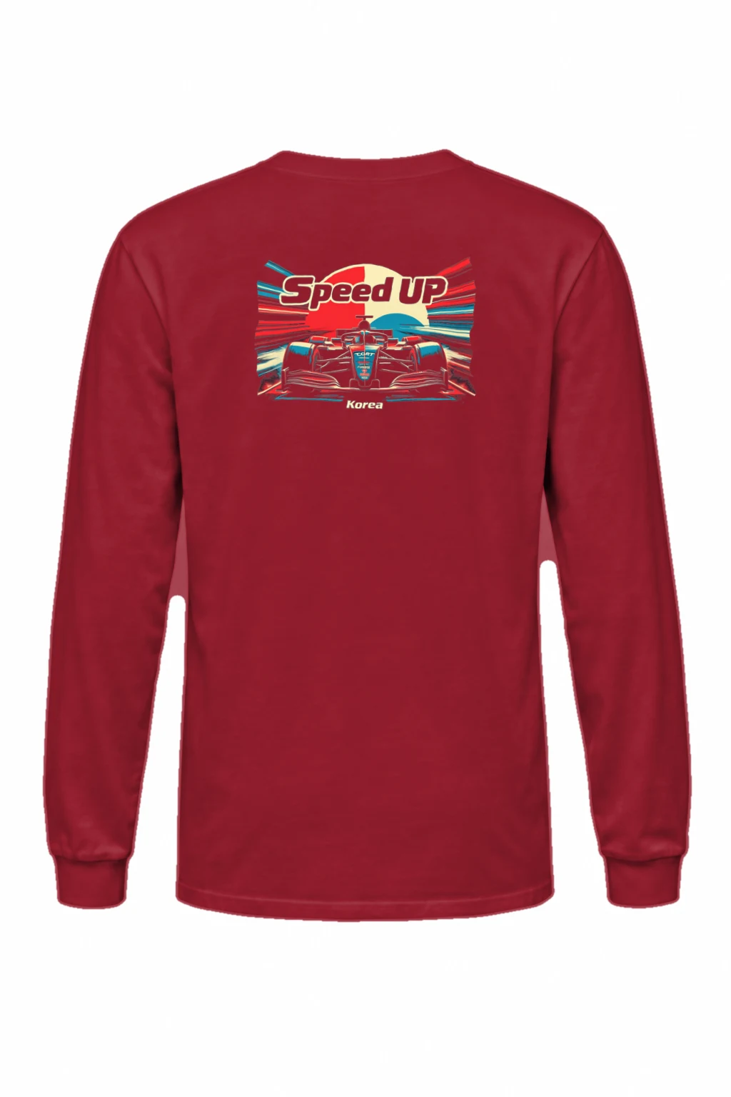 "Speed Up Korea" Unisex Longsleeve T-shirt | Gildan 2400