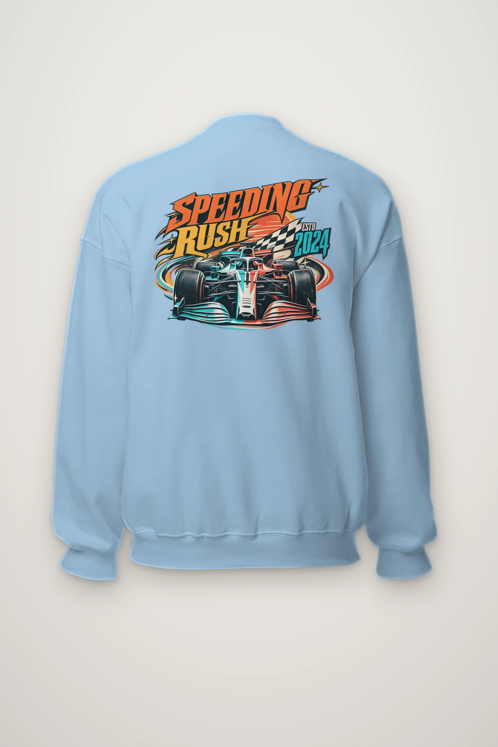 "Speeding Rush" Heavy Blend Unisex Crewneck Sweatshirt