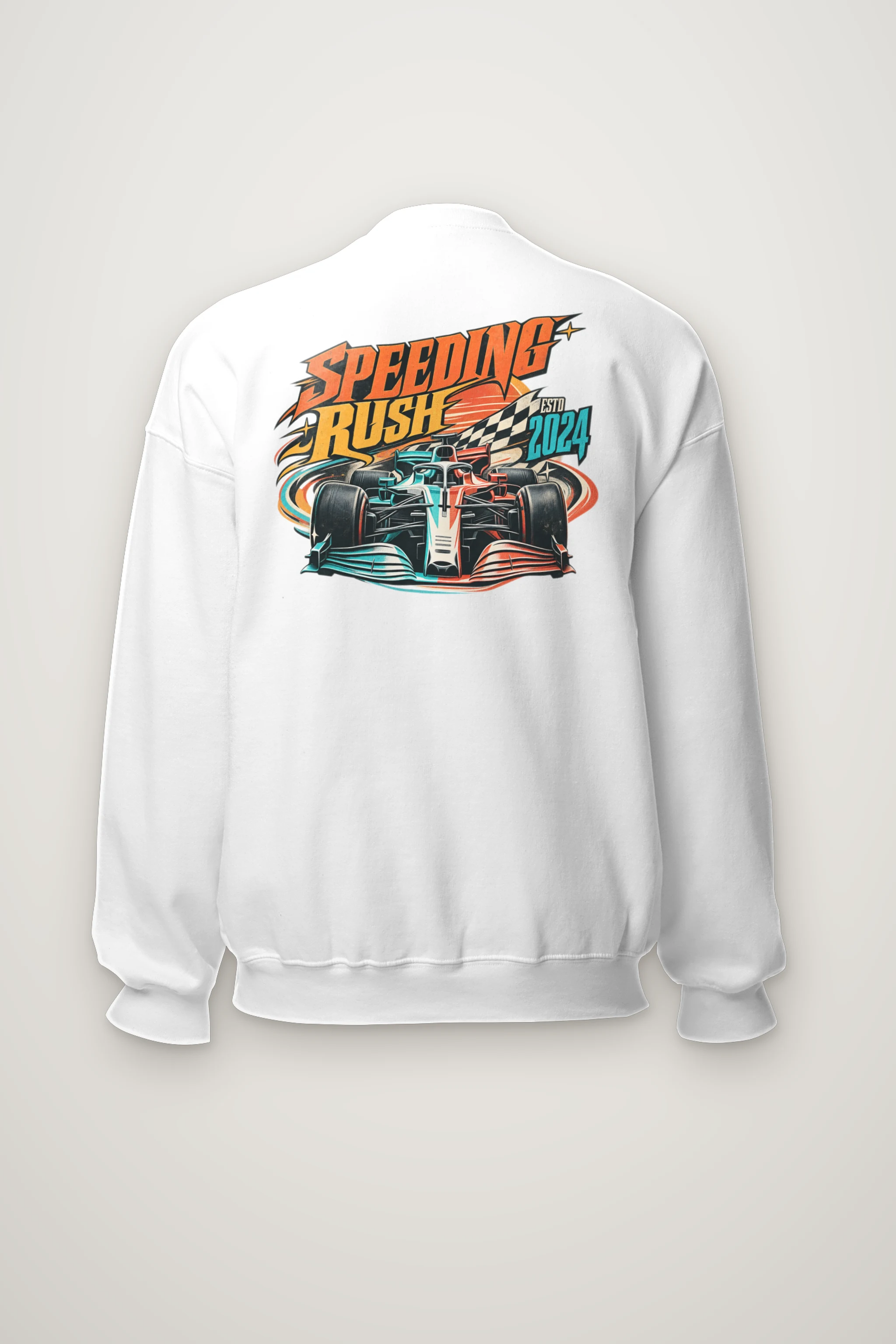 "Speeding Rush" Heavy Blend Unisex Crewneck Sweatshirt