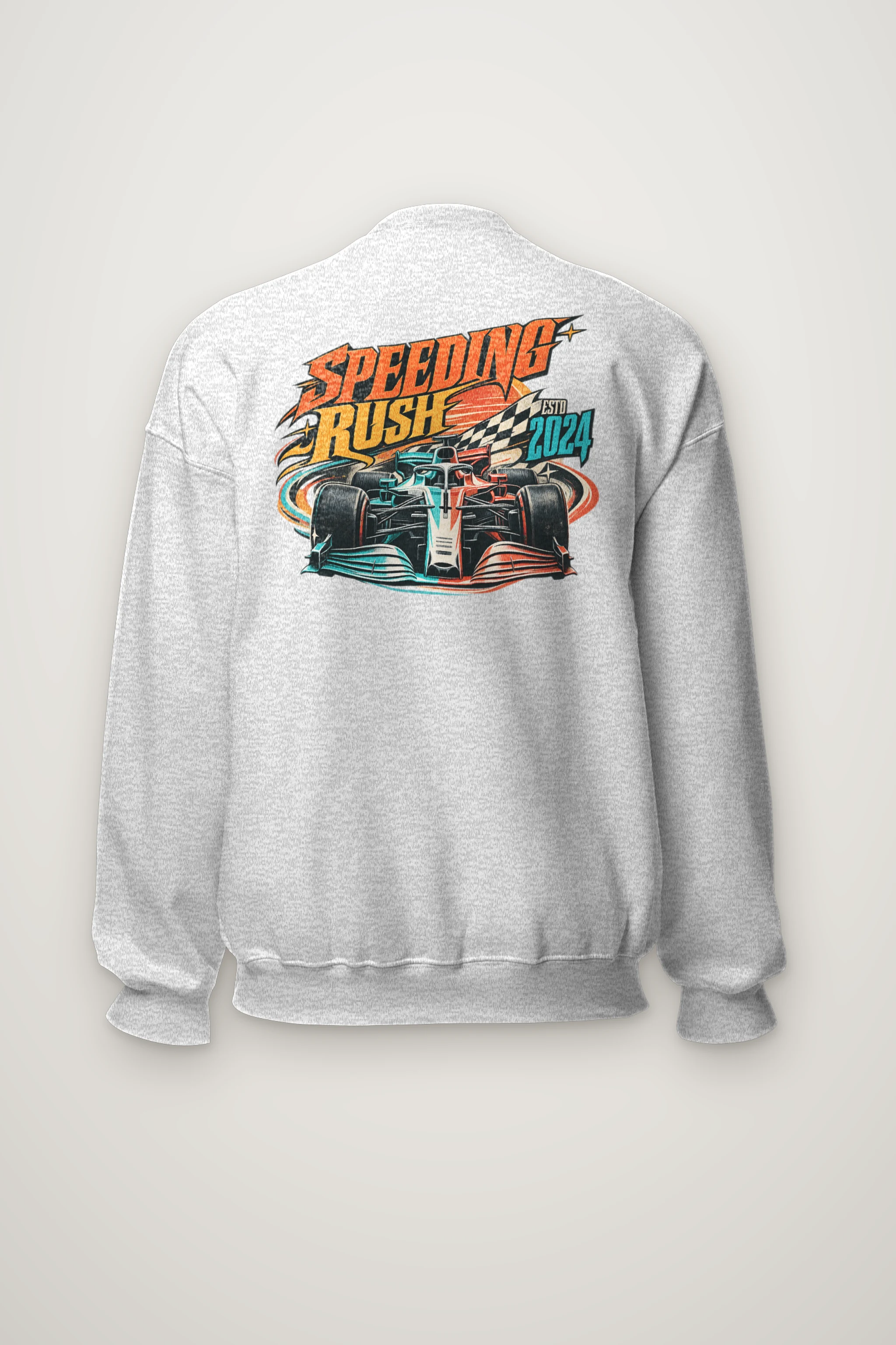 "Speeding Rush" Heavy Blend Unisex Crewneck Sweatshirt