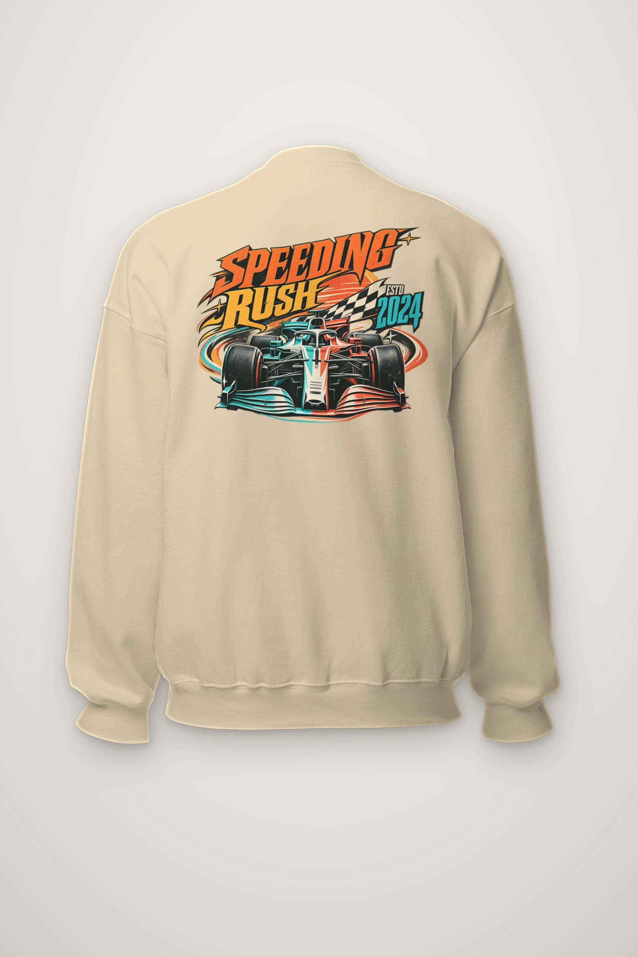 "Speeding Rush" Heavy Blend Unisex Crewneck Sweatshirt