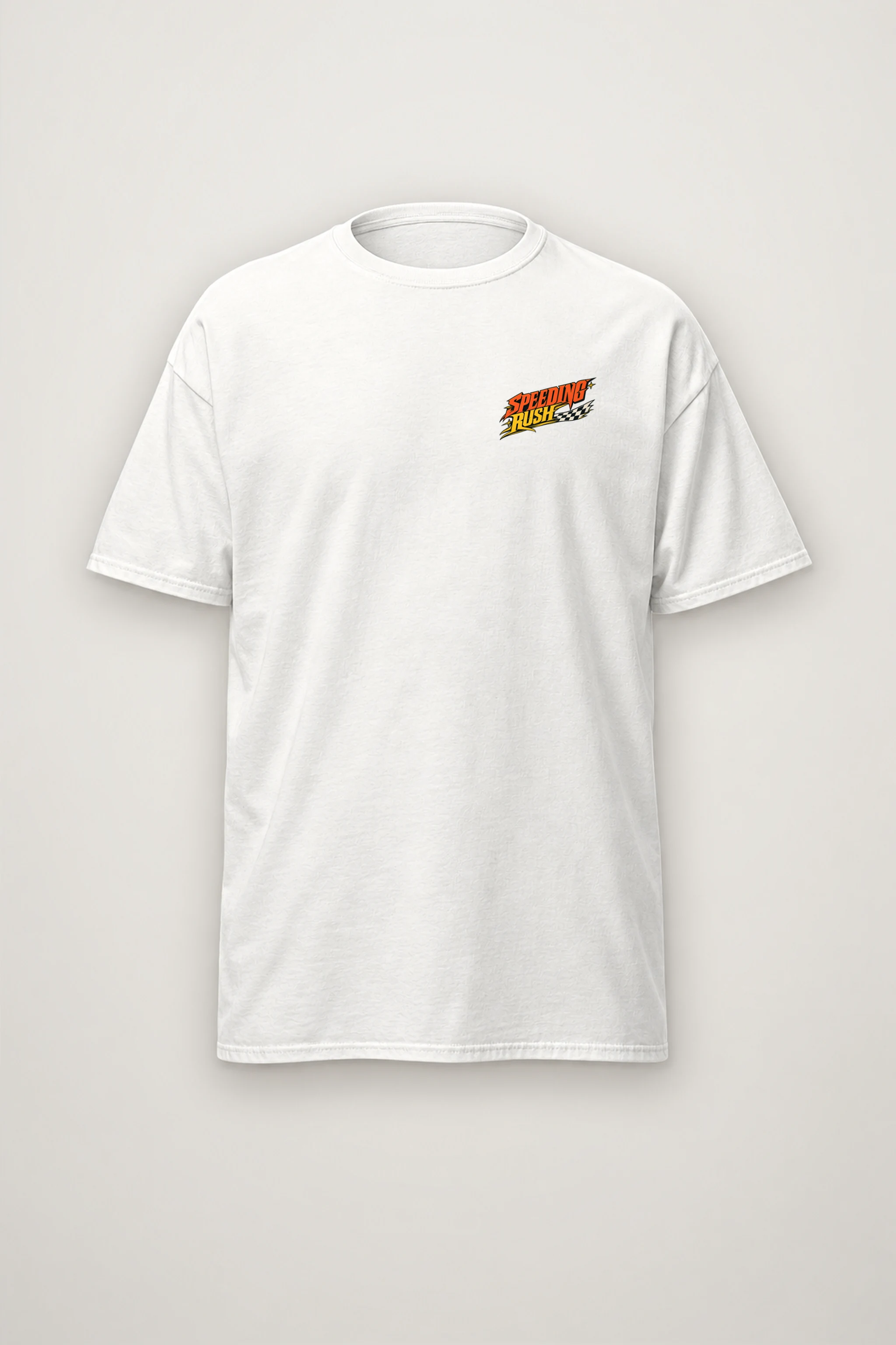 "Speeding Rush" Heavyweight Unisex Crewneck T-shirt