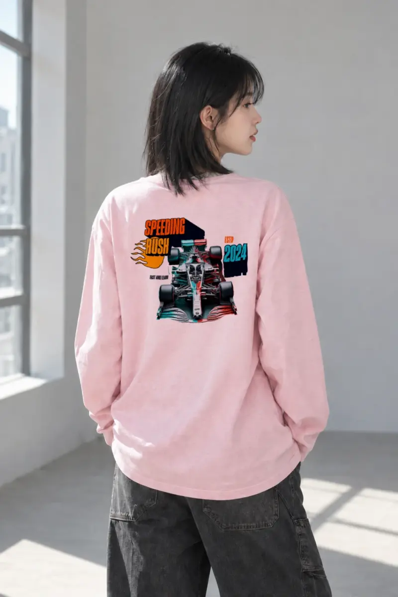 "Speeding Rush" Unisex Longsleeve T-shirt | Gildan 2400