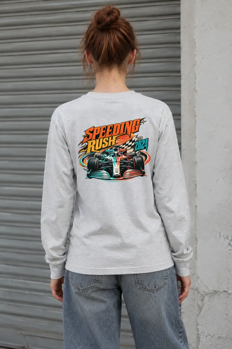 "Speeding Rush" Unisex Longsleeve T-shirt