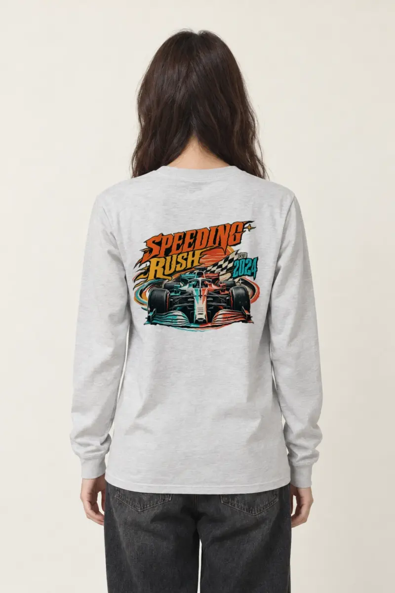 "Speeding Rush" Unisex Longsleeve T-shirt | Gildan 2400