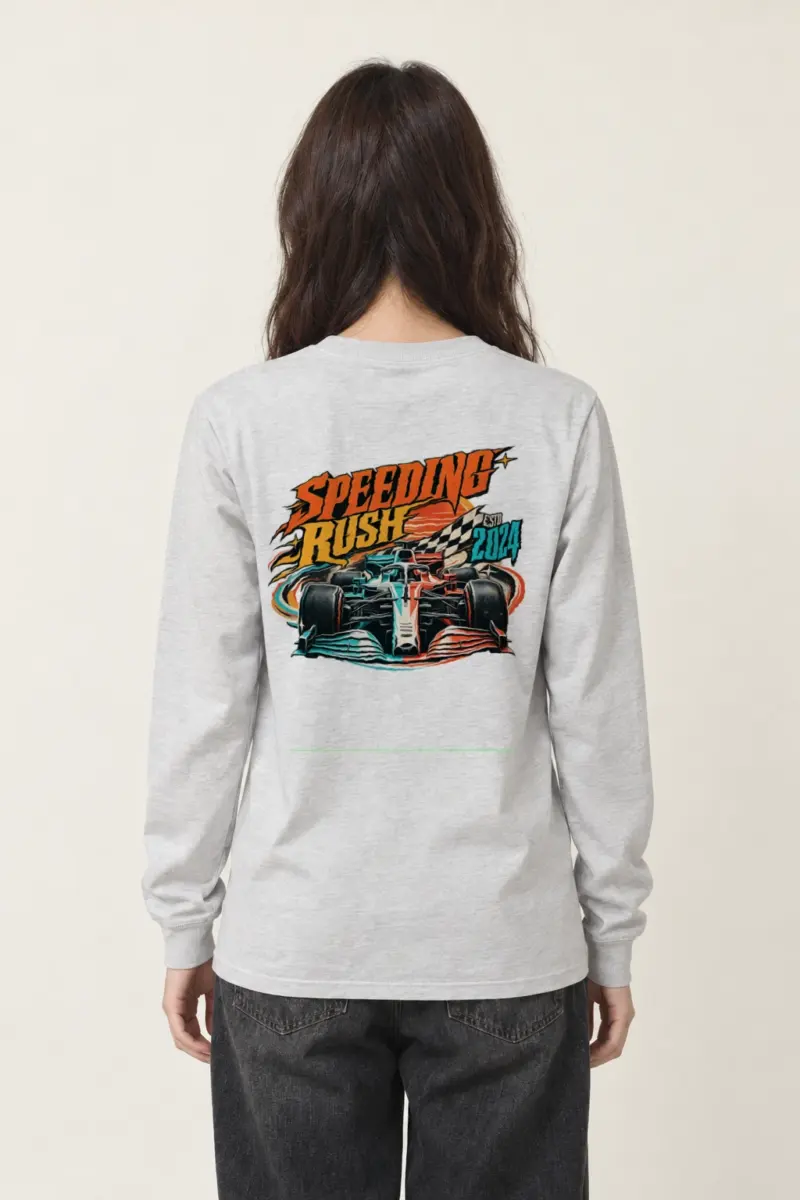 "Speeding Rush" Unisex Longsleeve T-shirt | Gildan 2400