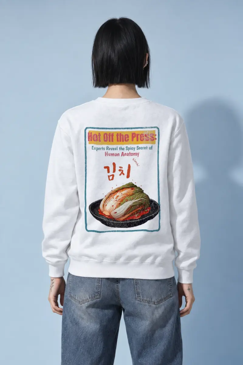 "Spicy Kimchi Anatomy" Heavy Blend Unisex Crewneck Sweatshirt